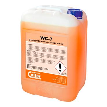 WC-7 (Detergente Mulltiuso Baño Antical) G-5 Lts