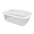 TARRINA C/TAPA PP TRANSP. 1000 cc pp (CAJA 400 UNDS)