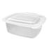 TARRINA C/TAPA PP TRANSP. 500 cc pp (CAJA 600 UNDS)