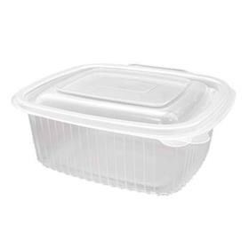 TARRINA C/TAPA PP TRANSP. 500 cc pp (CAJA 600 UNDS)