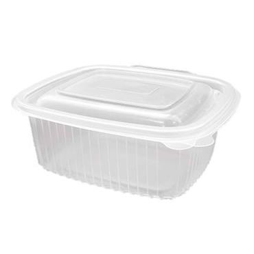 TARRINA C/TAPA PP TRANSP. 500 cc pp (CAJA 600 UNDS)