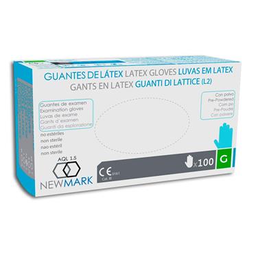 GUANTE LATEX (Estuche de 100 und) Talla: G