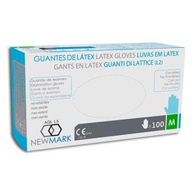 GUANTE LATEX (Estuche de 100 und) Talla: M