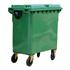 CONTENEDOR 800 LTS.(4 RUEDAS) TAPA PLANA VERDE