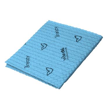 GAMUZA BREAZY VILEDA 35x36cm Azul (PAQ. 25 UDS.)