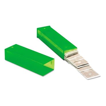 CUCHILLA DOBLE FILO 10 cm (Paquete 25 und)
