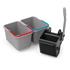 KIT CARRO LIMPIEZA SRK16 (Prensa+2 cubos 17 Lt)