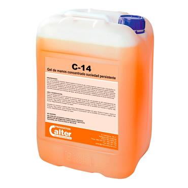 C-14 (Gel de manos concentrado) G-10 Lts