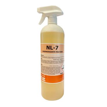 NL-7 (Desengrasante Multiuso) Caja 15 botellas c/ 4 pulverizadores
