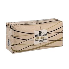 SERVILLETA 20X20 P&P (2H)100% RECICLADO KRAFT(Caja3000)