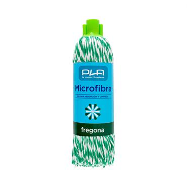 FREGONA MICROFIBRA Verde/Blanca