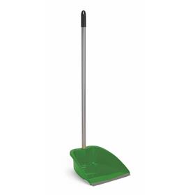 RECOGEDOR MANGO ALTO GOMA verde (09024)