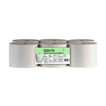 PAPEL HIGIENICO IND DISP. CENTRAL 150 (Paq. 6 rollos)