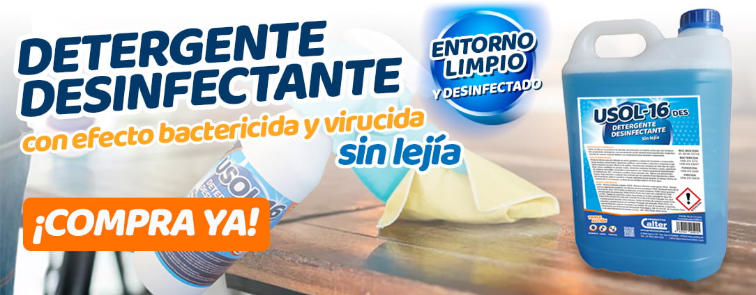 USOL-16 DES detergente desinfectante profesional garrafa 5 litros todolimpiezaonline